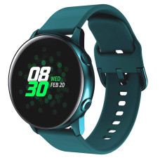 Ремешок BeWatch New 20 мм для Samsung Galaxy Watch 42 мм/Galaxy watch Active/active 2 40 mm Темно-зеленый (1012316)