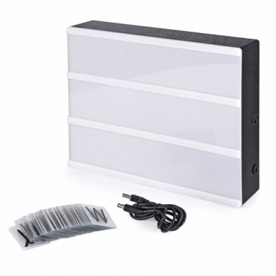 Интерьерный лайтбокс с буквами LightBox А4 90 букв Белый (jk123657)