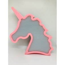 Нічник світильник Єдиноріг Light up message board з посланням Рожевий (uq124107)