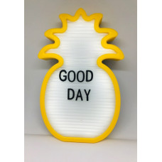 Нічний світильник Ананас Light up message board з посланням Жовтий (uq124108)