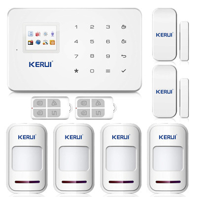 Бездротова сигналізація GSM KERUI G18 для 4-х кімнатної квартири (uudgydf87dhnf)