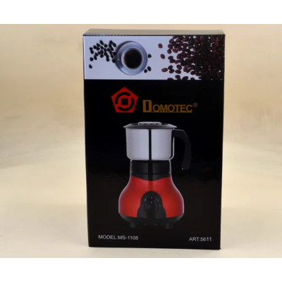Кавомолка Domotec MS-1108, червона Кавомолка Domotec MS-1108, червона