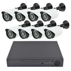 Комплект відеоспостереження Melad на 8 камер 1 mp AHD KIT (12331)