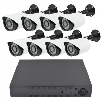 Комплект видеонаблюдения Melad на 8 камер 1 mp AHD KIT (12331)