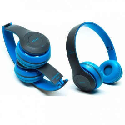 Беспроводные Bluetooth наушники Wireless Headset P47 Blue Беспроводные Bluetooth наушники Wireless Headset P47 Blue