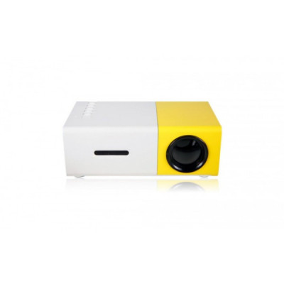 Портативный мини проектор LED Projector YG-300 White/Yellow Портативный мини проектор LED Projector YG-300 White/Yellow