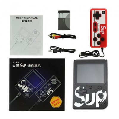 Приставка Sundy SEGA 8bit SUP Game Box с джойстиком 400 игр Черная (SMT193252109) Приставка Sundy SEGA 8bit SUP Game Box с джойстиком 400 игр Черная (SMT193252109)