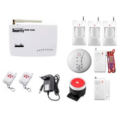 Охоронна сигналізація GSM Kerui G10A kit для 3-х кімнатної квартири (HDFKFKLFKLFL67HHG)