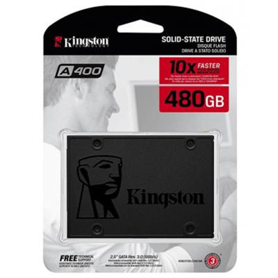 Накопитель SSD 480GB Kingston SSDNow A400 2.5 SATAIII (SA400S37/480G) Накопитель SSD 480GB Kingston SSDNow A400 2.5 SATAIII (SA400S37/480G)