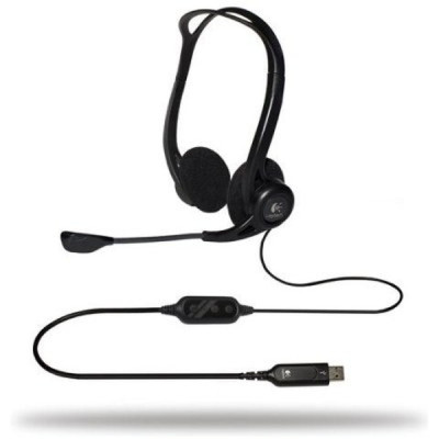 Гарнитура Logitech PC 960 USB Черные (981-000100) Гарнитура Logitech PC 960 USB Черные (981-000100)