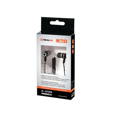 Гарнитура REAL-EL Z-1755 Black/White (EL124100020) Гарнитура REAL-EL Z-1755 Black/White (EL124100020)