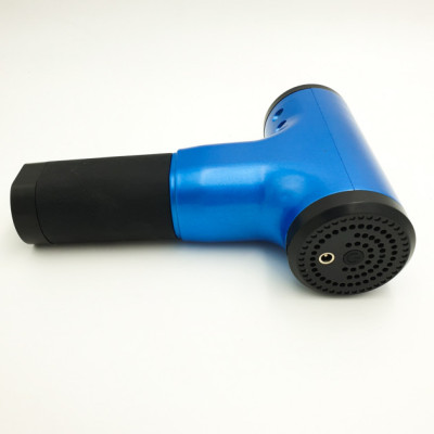 Портативний масажер для тіла 4 насадки Fascial Gun KH-320 Синій (VD194849299) Портативний масажер для тіла 4 насадки Fascial Gun KH-320 Синій (VD194849299)