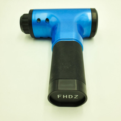 Портативний масажер для тіла 4 насадки Fascial Gun KH-320 Синій (VD194849299) Портативний масажер для тіла 4 насадки Fascial Gun KH-320 Синій (VD194849299)