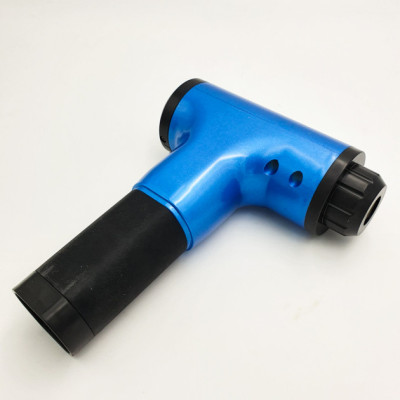 Портативний масажер для тіла 4 насадки Fascial Gun KH-320 Синій (VD194849299) Портативний масажер для тіла 4 насадки Fascial Gun KH-320 Синій (VD194849299)