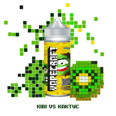 Рідина для електронних сигарет VAPECRAFT Ківі vs Кактус 3 мг 120 мл (zh1136-hbr)