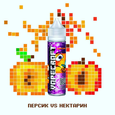 Рідина для електронних сигарет VAPECRAFT Персик vs Нектарин 1.5 мг 60 мл (zh1161-hbr)