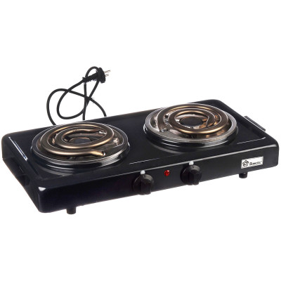 Електроплита настільна Domotec MS-5532 2x1000W Black (np2_00196) Електроплита настільна Domotec MS-5532 2x1000W Black (np2_00196)