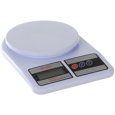 Електронні кухонні ваги RIAS SF-400 з LCD-дисплеєм 10 кг White (3sm_523460064) Електронні кухонні ваги RIAS SF-400 з LCD-дисплеєм 10 кг White (3sm_523460064)