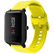 Ремешок BeWatch New силиконовый 20мм для Xiaomi Amazfit BIP | GTS | GTR 42 Желтый (1012320)