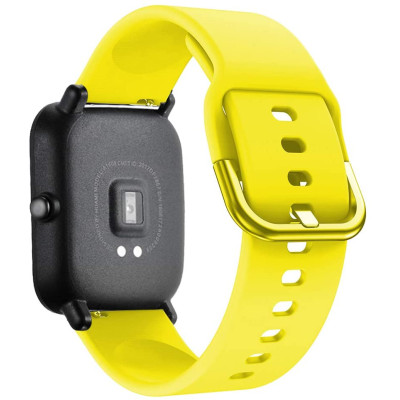 Ремешок BeWatch New силиконовый 20мм для Xiaomi Amazfit BIP | GTS | GTR 42 Желтый (1012320) Ремешок BeWatch New силиконовый 20мм для Xiaomi Amazfit BIP | GTS | GTR 42 Желтый (1012320)