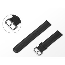 Ремешок BeWatch кожаный 20мм для Amazfit BIP | Bip Lite | GTS | Gtr 42mm L Черный (1220101.1L)