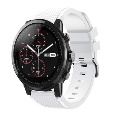 Ремешок 22 мм BeWatch ECO для Xiaomi Amazfit Stratos | Pace | GTR 47mm Белый (1021102.47)