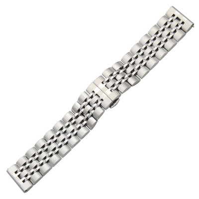 Ремешок BeWatch classic стальной Link для Xiaomi Amazfit Stratos | Pace | GTR 47mm мм Silver (1021405)