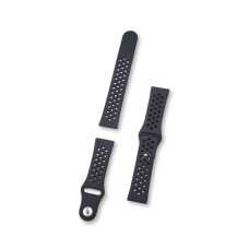 Ремешок BeWatch 20 мм для смарт - часов Xiaomi Amazfit BIP | Bip Lite | GTS | Gtr 42mm Черный (1010101)