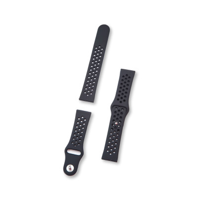 Ремешок BeWatch 20 мм для смарт - часов Xiaomi Amazfit BIP | Bip Lite | GTS | Gtr 42mm Черный (1010101)