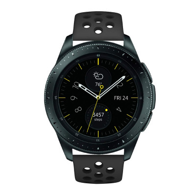 Ремешок BeWatch sport-style 20 мм для Samsung Active| Active 2 | Galaxy watch 42mm Черный (1010101) Ремешок BeWatch sport-style 20 мм для Samsung Active| Active 2 | Galaxy watch 42mm Черный (1010101)