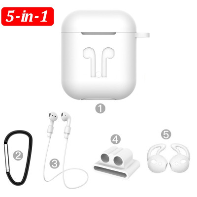 Чохол силіконовий DS Case для Apple AirPods/AirPods 2 White (343532331) Чохол силіконовий DS Case для Apple AirPods/AirPods 2 White (343532331)