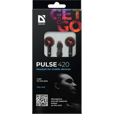 Гарнітура Defender Pulse 420 Red (63424) (6217089) Гарнітура Defender Pulse 420 Red (63424) (6217089)