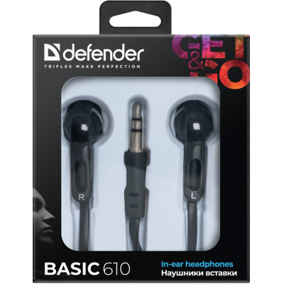 Навушники Defender Basic-610 Black (63610) (6232798) Навушники Defender Basic-610 Black (63610) (6232798)