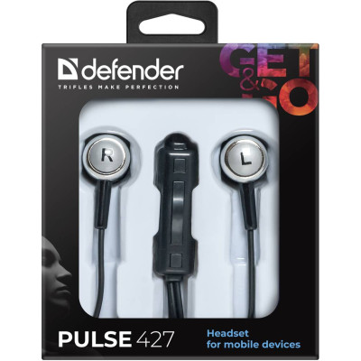 Гарнитура Defender Pulse 427 Black/Silver (63427) (6232787) Гарнитура Defender Pulse 427 Black/Silver (63427) (6232787)