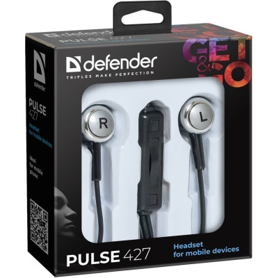 Гарнитура Defender Pulse 427 Black/Silver (63427) (6232787) Гарнитура Defender Pulse 427 Black/Silver (63427) (6232787)