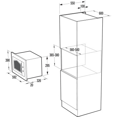 Микроволновая печь Gorenje BM 235 CLB (6344285) Микроволновая печь Gorenje BM 235 CLB (6344285)