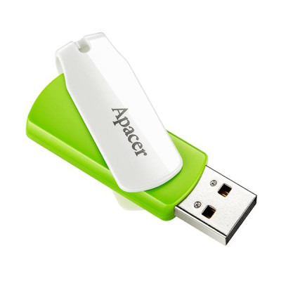 Flash Drive Apacer AH335 64GB (AP64GAH335G-1) Green/White (6375259)