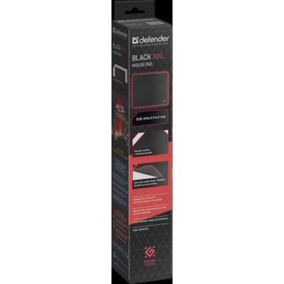 Коврик для мыши Defender Black XXL (50559) (6384337) Коврик для мыши Defender Black XXL (50559) (6384337)