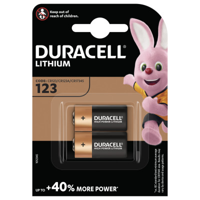 Батарейка Duracell DL 123 2 шт. (6409613)