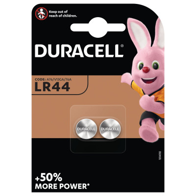 Батарейка Duracell LR44 / А76 / V13GA / A76 2 шт. (6409648)