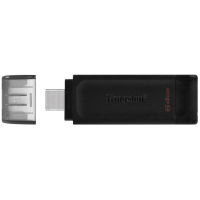 Flash Drive Kingston DT70 64GB, Type-C, USB 3.2 (6579617)