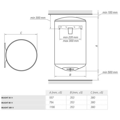 Водонагреватель Tesy Bilight 100 V (6397993) Водонагреватель Tesy Bilight 100 V (6397993)