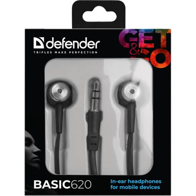 Навушники Defender Basic-620 Black (63620) (6272828) Навушники Defender Basic-620 Black (63620) (6272828)