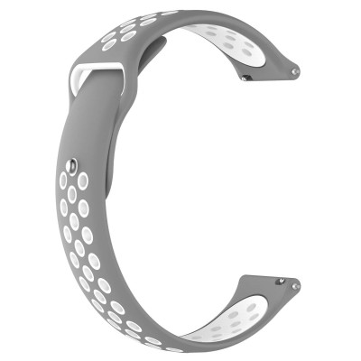 Ремешок 22мм BeWatch sport-style для Amazfit Stratos | Pace | GTR 47 мм Серо-Белый (1020142) Ремешок 22мм BeWatch sport-style для Amazfit Stratos | Pace | GTR 47 мм Серо-Белый (1020142)
