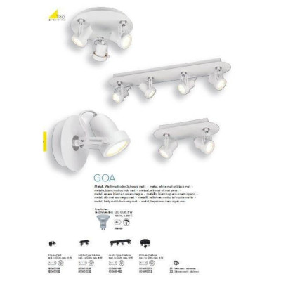 Бра TRIO GOA 800600131 Бра TRIO GOA 800600131