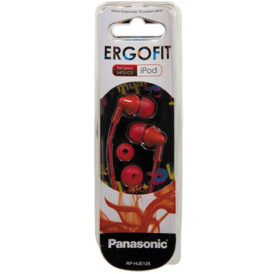 Наушники Panasonic RP-HJE125E-R (6028987) Наушники Panasonic RP-HJE125E-R (6028987)