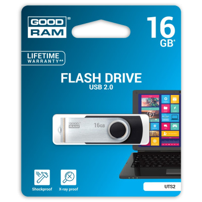 Flash Drive Goodram Twister 16GB (UTS2-0160K0R11) (6280525) Flash Drive Goodram Twister 16GB (UTS2-0160K0R11) (6280525)