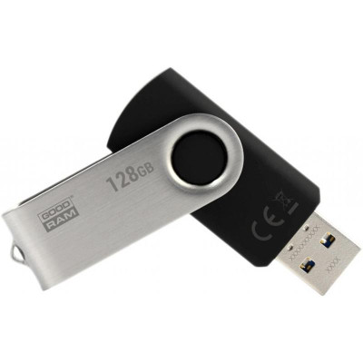 Флеш-накопичувач USB3.0 128GB GOODRAM UTS3 (Twister) Black (UTS3-1280K0R11) Флеш-накопичувач USB3.0 128GB GOODRAM UTS3 (Twister) Black (UTS3-1280K0R11)