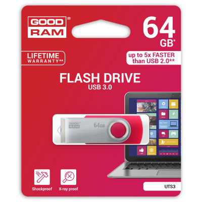 Флеш-накопичувач USB3.0 64GB GOODRAM Twister Black (UTS3-0640K0R11) Флеш-накопичувач USB3.0 64GB GOODRAM Twister Black (UTS3-0640K0R11)