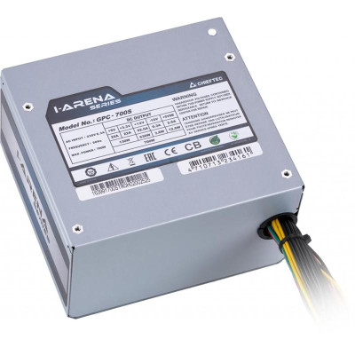 Блок питания Chieftec GPC-700S, ATX 2.3, APFC, 12cm fan, КПД 80%, bulk Блок питания Chieftec GPC-700S, ATX 2.3, APFC, 12cm fan, КПД 80%, bulk